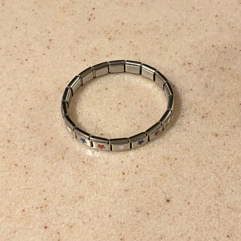 Milano Stainless Steel American Charm Bracelet